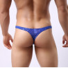 Generique String Dentelle MANKINI Bleu